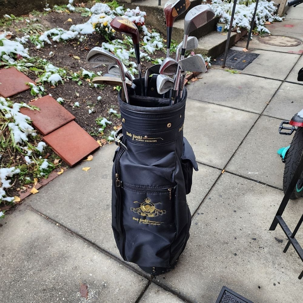 BOB TOSKI  - 6 WAY Golf BAG And Clubs - Please See All Pictures - Picture 2 of 11